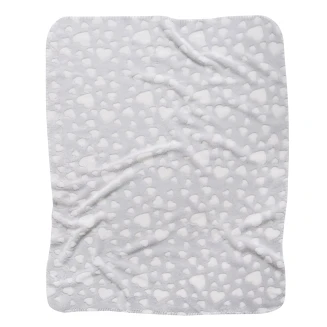 Κουβέρτα Fleece Αγκαλιάς 75x100 Das Home Baby Relax 4909 Light Grey