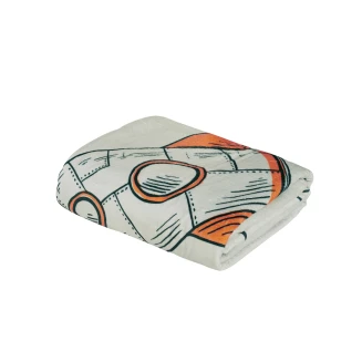 Κουβέρτα Fleece Αγκαλιάς 80x110 Das Home Baby Fun 4912 Blue-Grey-Orange