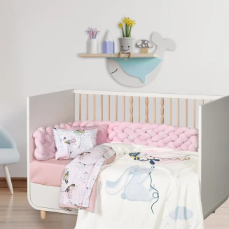 Κουβέρτα Fleece Αγκαλιάς 80x110 Das Home Baby Fun 4915 Light Blue-Mint-Pink
