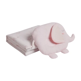 Κουβέρτα Πικέ Αγκαλιάς 75x100 Das Home Baby Relax 4957 Grey-Pink-White