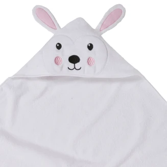 Κάπα 80x80 Das Home Baby Smile Embroidery 4888 Λευκό