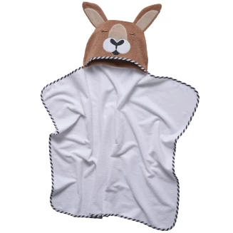 Κάπα 70x90 Das Home Baby Smile Embroidery 4894 Λευκό-Καφέ