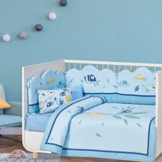Κουβερλί Κούνιας 110x150 Das Home Baby Fun 4935 Blue