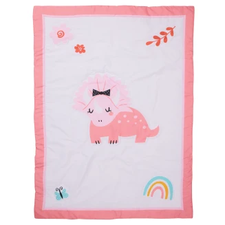 Κουβερλί Κούνιας 110x150 Das Home Baby Fun 4936 Pink-White