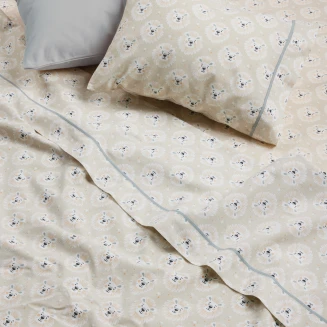 Σεντόνια Σετ Κούνιας 130x170 Das Home Fun 4979 Taupe