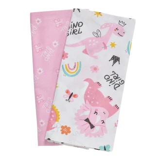 Σεντόνια Σετ Λίκνου 70x120 Das Home Baby Fun 4936 Pink-White