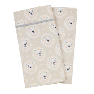 Σεντόνια Σετ Λίκνου 70x120 Das Home Fun 4979 Taupe