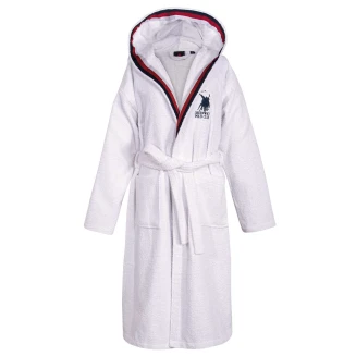 Μπουρνούζι Greenwich Polo Club Essential 3062 White