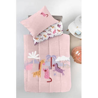 Κουβερλί Μονό 160x230 Guy Laroche Jungle Pink Suede