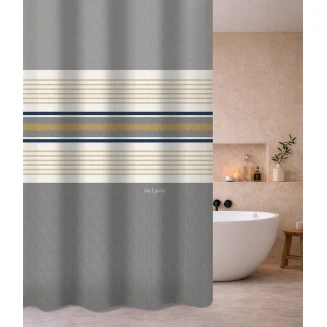 Κουρτίνα Μπάνιου 240x185 Guy Laroche Pinstripe Grey