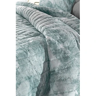 Παπλωματοθήκη Διπλή 225x245 Guy Laroche Drama Suede Mint