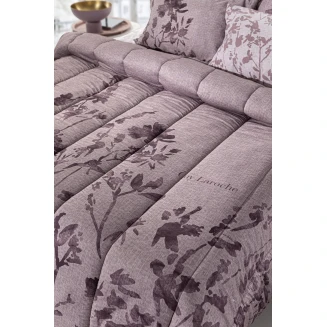 Παπλωματοθήκη Διπλή 225x245 Guy Laroche Romance Suede Melanze