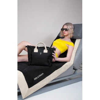 Πετσέτα Θαλάσσης  80x170 Feel And Touch Caribbean Black