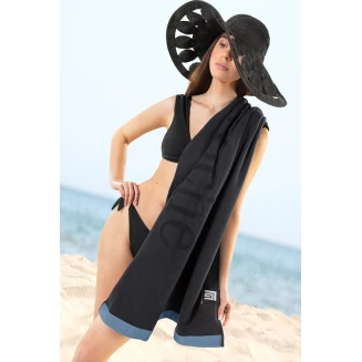 Πετσέτα Θαλάσσης  90x180 Guy Laroche Double Blue-Black