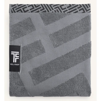 Πετσέτα Θαλάσσης  90x180 Feel And Touch Fresh Anthracite