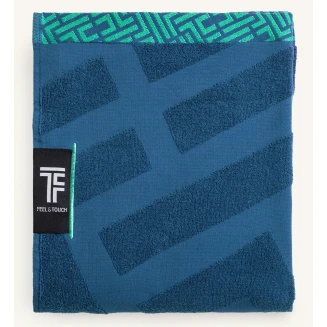 Πετσέτα Θαλάσσης  90x180 Feel And Touch Fresh Cobalt