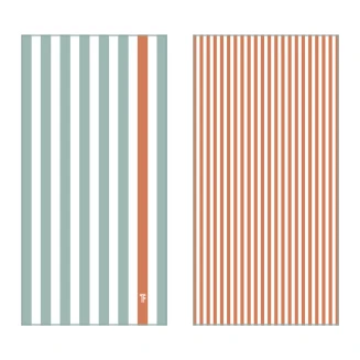 Πετσέτα Θαλάσσης 85x170 Με Νεσεσέρ Feel And Touch Med 02