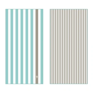 Πετσέτα Θαλάσσης 85x170 Με Νεσεσέρ Feel And Touch Med 05