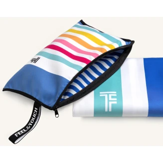 Πετσέτα Θαλάσσης 85x170 Με Νεσεσέρ Feel And Touch Med 07