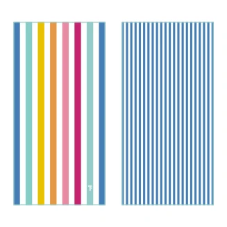 Πετσέτα Θαλάσσης 85x170 Με Νεσεσέρ Feel And Touch Med 07