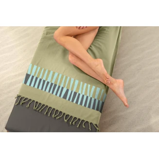 Πετσέτα Θαλάσσης Παρεό Pestemal 90x170 Guy Laroche 23 Khaki