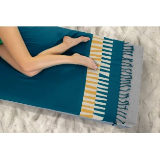 Πετσέτα Θαλάσσης Παρεό Pestemal 90x170 Guy Laroche 23 Marine