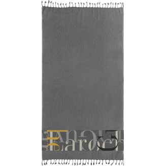 Πετσέτα Θαλάσσης Παρεό Pestemal 90x170 Guy Laroche 25 Anthracite