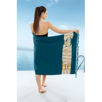 Πετσέτα Θαλάσσης Παρεό Pestemal 90x170 Guy Laroche 25 Marine