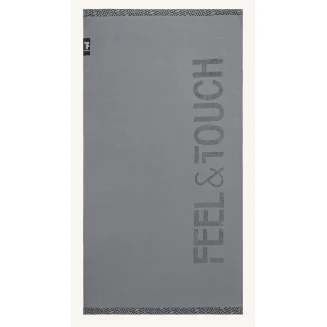 Πετσέτα Θαλάσσης  90x180 Feel And Touch Sunny Anthracite