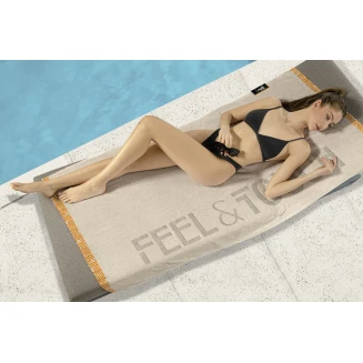 Πετσέτα Θαλάσσης  90x180 Feel And Touch Sunny Sand
