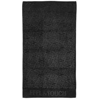 Πετσέτα Θαλάσσης  90x170 Feel And Touch Icon Black