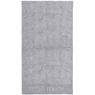 Πετσέτα Θαλάσσης  90x170 Feel And Touch Icon Titanium