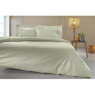 Σεντόνι Μονό Με Λάστιχο 100x200+32 Guy Laroche Color Plus Khaki