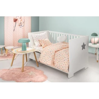 Σεντόνια Σετ Βρεφικά 115x170 Guy Laroche Amore Salmon