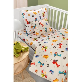 Σεντόνια Σετ Βρεφικά 115x170 Guy Laroche Band Natural