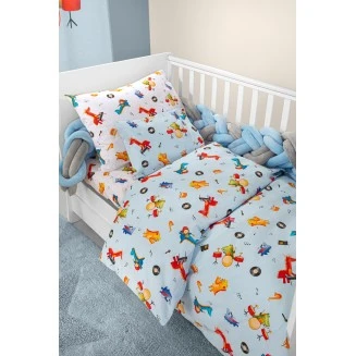 Σεντόνια Σετ Βρεφικά 115x170 Guy Laroche Band Sky