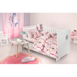Σεντόνια Σετ Βρεφικά 115x170 Guy Laroche Merida Pink