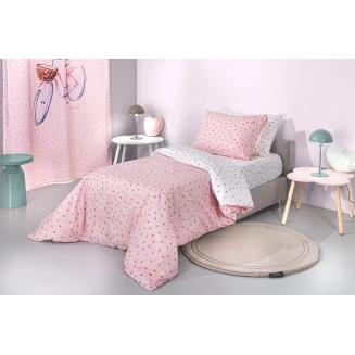 Σεντόνια Σετ Παιδικά 165x250 Guy Laroche Amore Pink