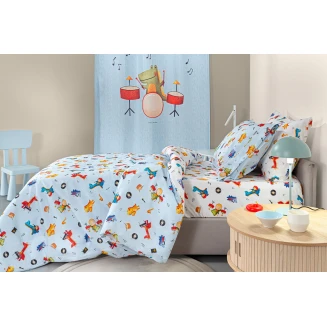 Σεντόνια Σετ Παιδικά 165x250 Guy Laroche Band Sky