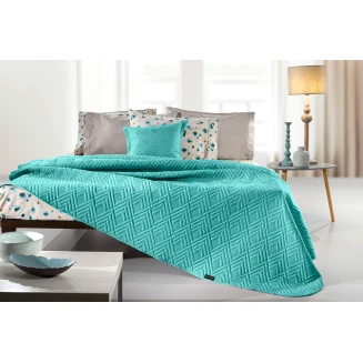 Κουβερλί Σετ Υπέρδιπλο 220x240 Guy Laroche Curves Petrol