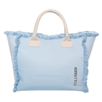 Τσάντα Ώμου 40x35x20 Feel And Touch Caribbean Ciel-Ammos