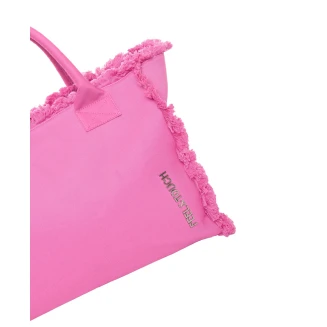 Τσάντα Ώμου 40x35x20 Feel And Touch Caribbean Pink