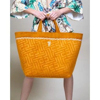Τσάντα Παραλίας 40x68x40 Feel And Touch Icon Curry