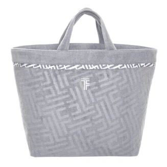 Τσάντα Παραλίας 40x68x40 Feel And Touch Icon Titanium