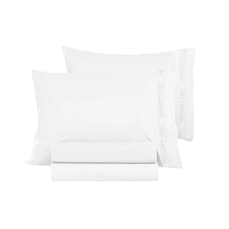 Ζεύγος Μαξιλαροθήκες Color Plus White Guy Laroche 50x70