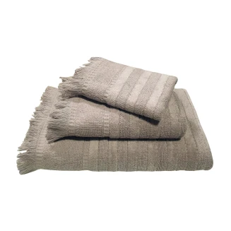 Πετσέτα Χεριών 30x50 Le Blanc Πεννιέ Ζακάρ 550gr Paros Grey