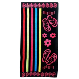 Πετσέτα Θαλάσσης ΚΟΜΒΟΣ Βελουτέ Zakar Design 12 Cotton 100% 85x160