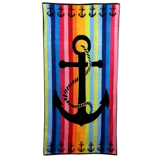 Πετσέτα Θαλάσσης ΚΟΜΒΟΣ Βελουτέ Zakar Design 7 Cotton 100% 85x160