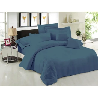 Σεντόνι Υπέρδιπλο Με Λάστιχο 160x200+35 Le Blanc Polycotton Dusty Blue