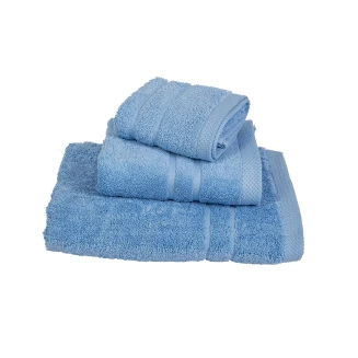 Σετ Πετσέτες 3 Τεμ. Le Blanc 600gr Πεννιέ Light Blue